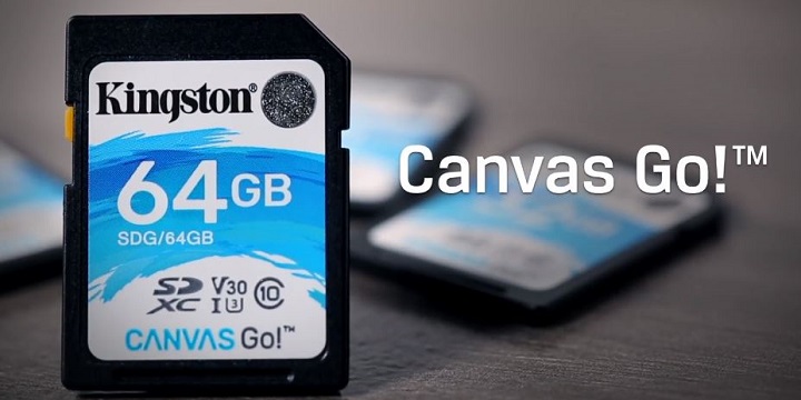 Imagen - Canvas Select, Go! y React, las nuevas SD y microSD de Kingston para vídeo y fotos