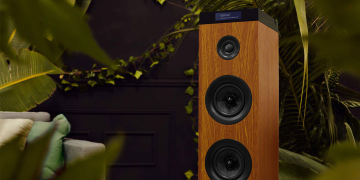 Energy Tower G2 Wood, un altavoz inalámbrico diseñado en madera