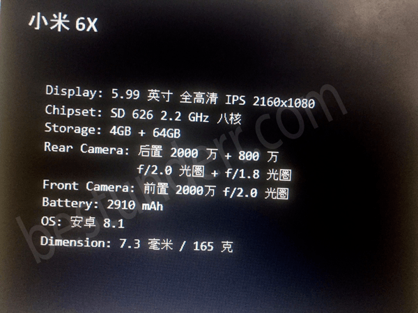 Imagen - Xiaomi Mi A2 se filtra en detalles