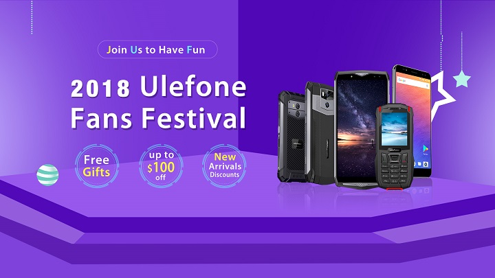 Ulefone celebra el Festival de fans con ofertas en móviles, obsequios y cupones