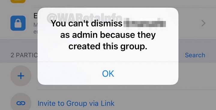Imagen - WhatsApp ya permite eliminar administradores de grupo