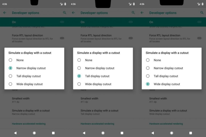 Imagen - Android P soportará móviles con doble notch