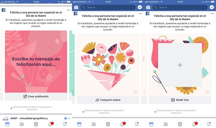 Imagen - Facebook festeja el Día de la Madre con marcos, tarjetas de felicitación y más