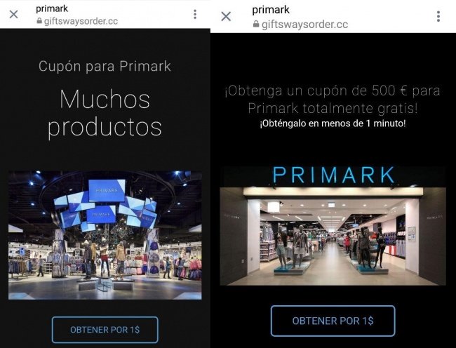 Imagen - Cuidado con el anuncio de Instagram que promete vales de 500 euros para Primark