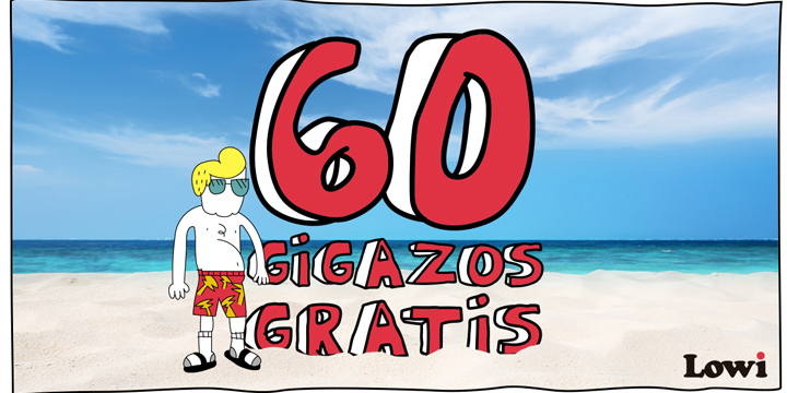 Lowi regala 60 GB a sus clientes para el verano