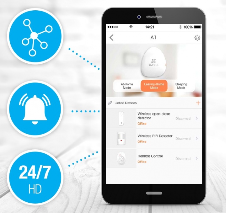 Imagen - Ezviz C6T y Alarm Hub Kit, una cámara 360º y un pack de sensores para controlar el hogar