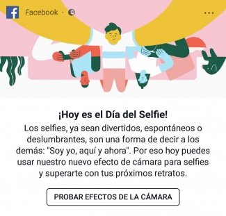Imagen - Facebook celebra el Día del Selfie con un nuevo efecto de cámara
