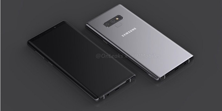Así sería el Samsung Galaxy Note 9