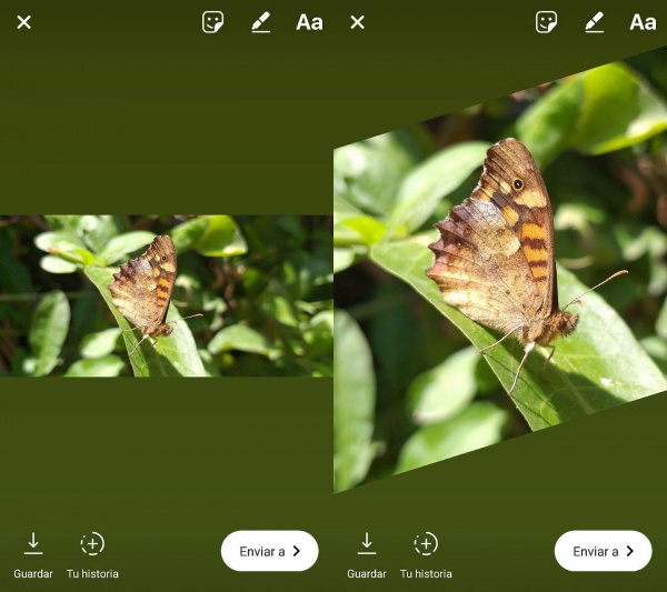 Imagen - Instagram ya permite girar las fotos, vídeos y GIFs que subimos a Stories