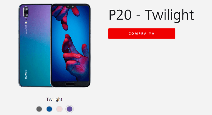Imagen - Huawei P20 ya está disponible en color Twilight