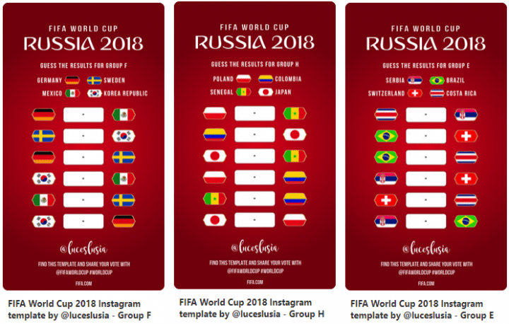 Imagen - Descarga las plantillas del Mundial de Rusia 2018 para Instagram Stories