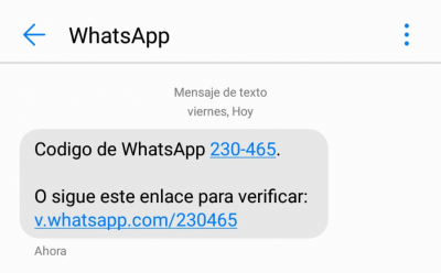 Imagen - Cuidado con los mensajes de verificación de WhatsApp no solicitados