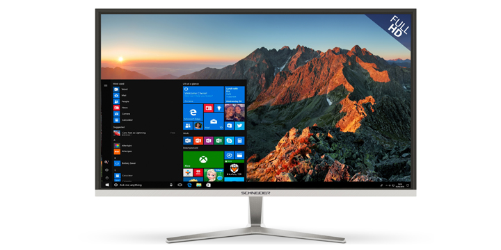 Schneider SCAIO242ALA, el all-in-one con pantalla de 24 pulgadas y diseño elegante