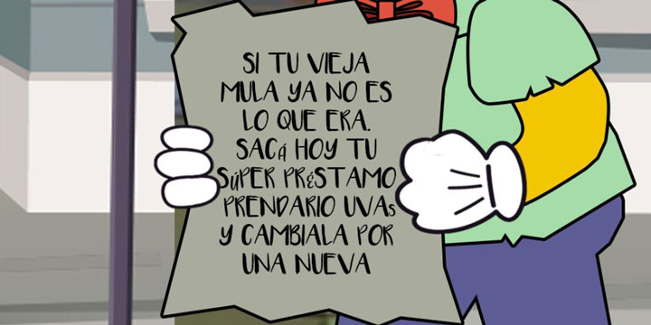 "Mi vieja mula ya no es lo que era", el mensaje que Banco Santander envió a sus clientes