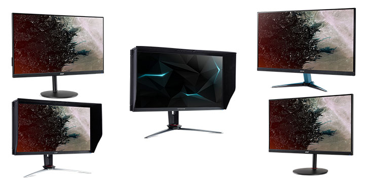 Predator XB3 y Nitro XV3, XV2, XF2 y VG1, los nuevos monitores gaming de 27 pulgadas
