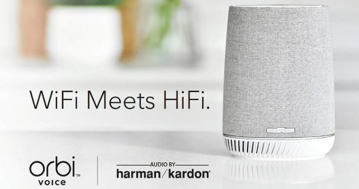Netgear Orbi Voice, el altavoz inteligente con WiFi mesh, Alexa y audio de Harman Kardon