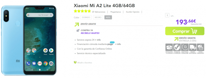 Imagen - Dónde comprar el Xiaomi Mi A2 Lite