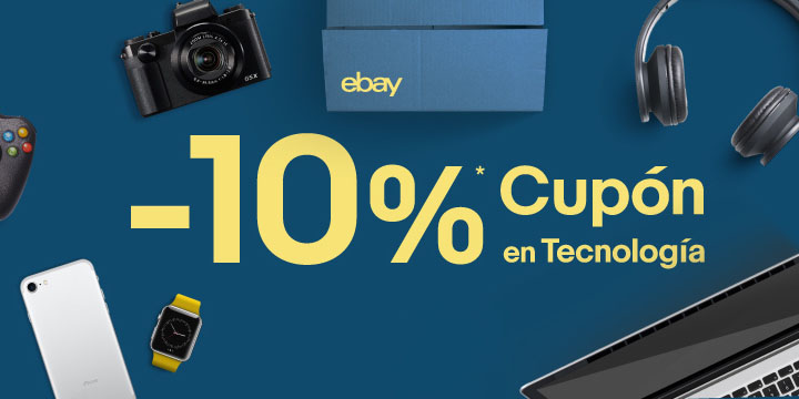 10% de descuento en móviles y electrónica en eBay