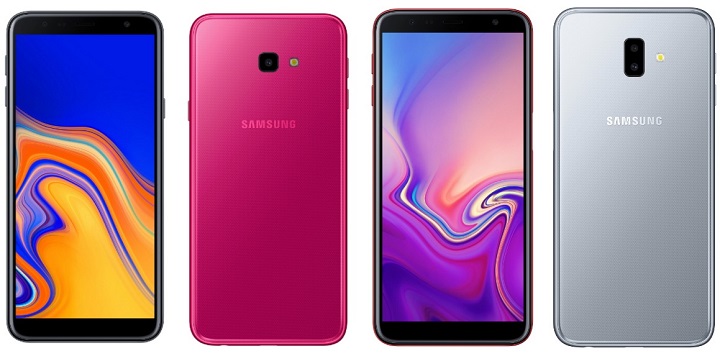 Samsung Galaxy J4+ y J6+ son oficiales con pantallas de 6 pulgadas y baterías de 3.300 mAh