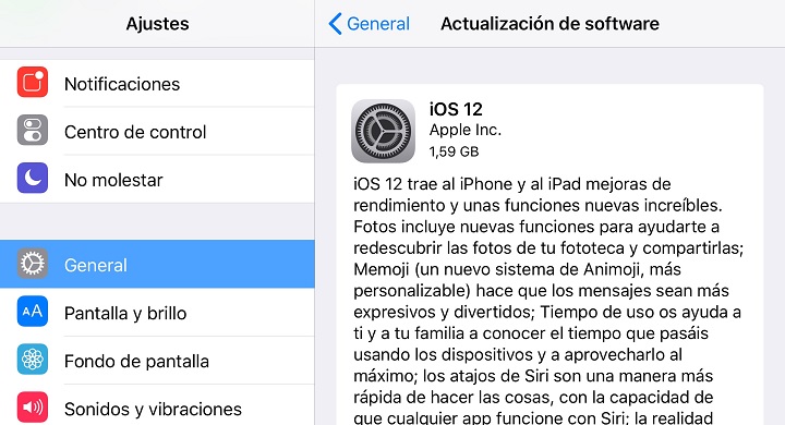 Imagen - iOS 12 ya está disponible para instalar