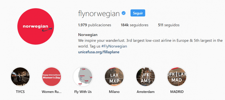 Imagen - Norwegian no está regalando vuelos en su cuenta de Instagram, es una estafa