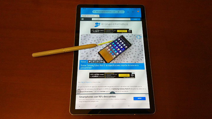 Imagen - Review: Samsung Galaxy Tab S4, una tablet potente para los usuarios exigentes