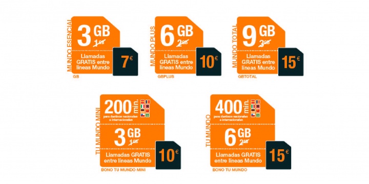 Imagen - Tu Mundo Mini de Orange, 200 minutos de llamadas al extranjero y 3 GB por 10 euros
