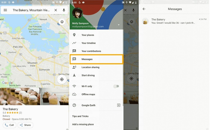 Imagen - Google Maps permitirá enviar mensajes a tiendas y negocios