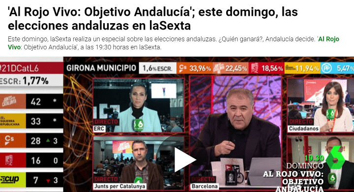 Imagen - Cómo seguir las elecciones de Andalucía online