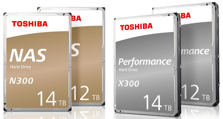 N300 y X300, los nuevos discos duros de Toshiba de alto rendimiento y sellado de helio