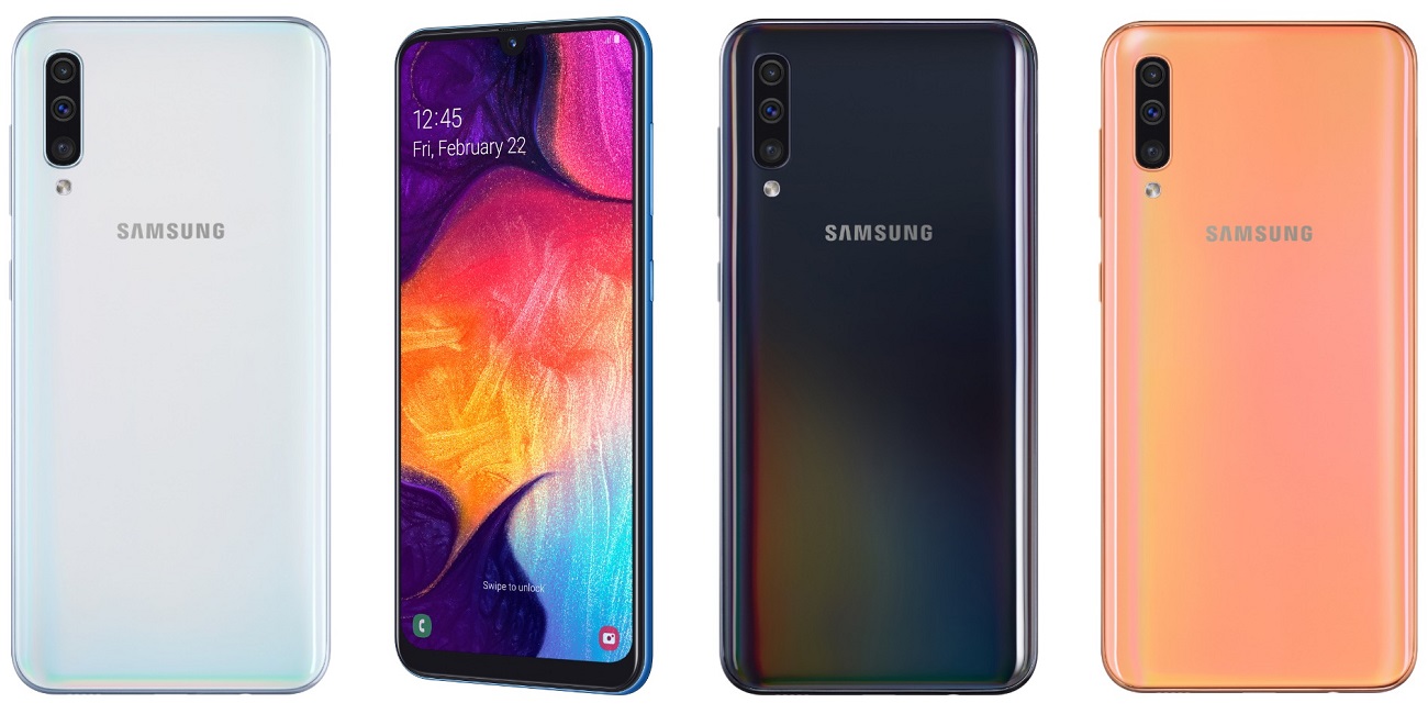 Samsung Galaxy A50 es oficial con lector de huellas en pantalla y triple cámara principal