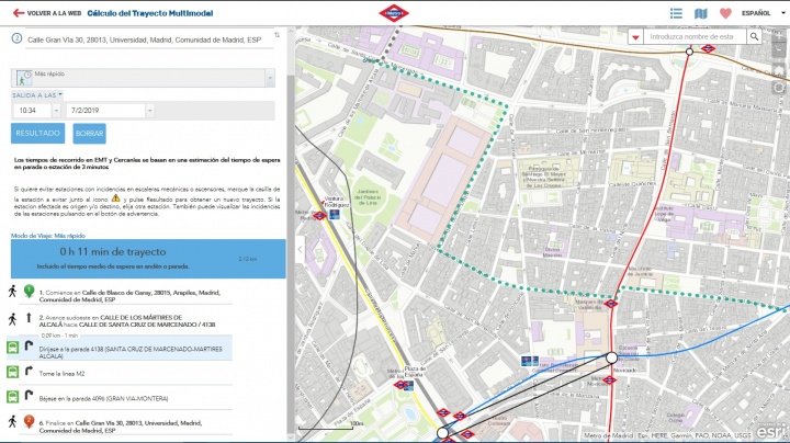 Imagen - Metro de Madrid lanza un planificador de rutas con bus, Cercanías y aviso de incidencias
