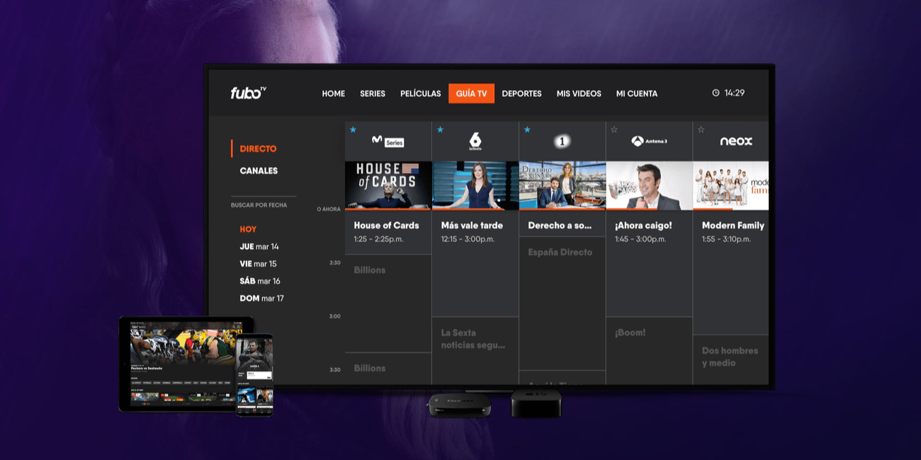 FuboTV ya disponible: TDT en streaming, Movistar Series y Juego de Tronos desde 2,99 euros