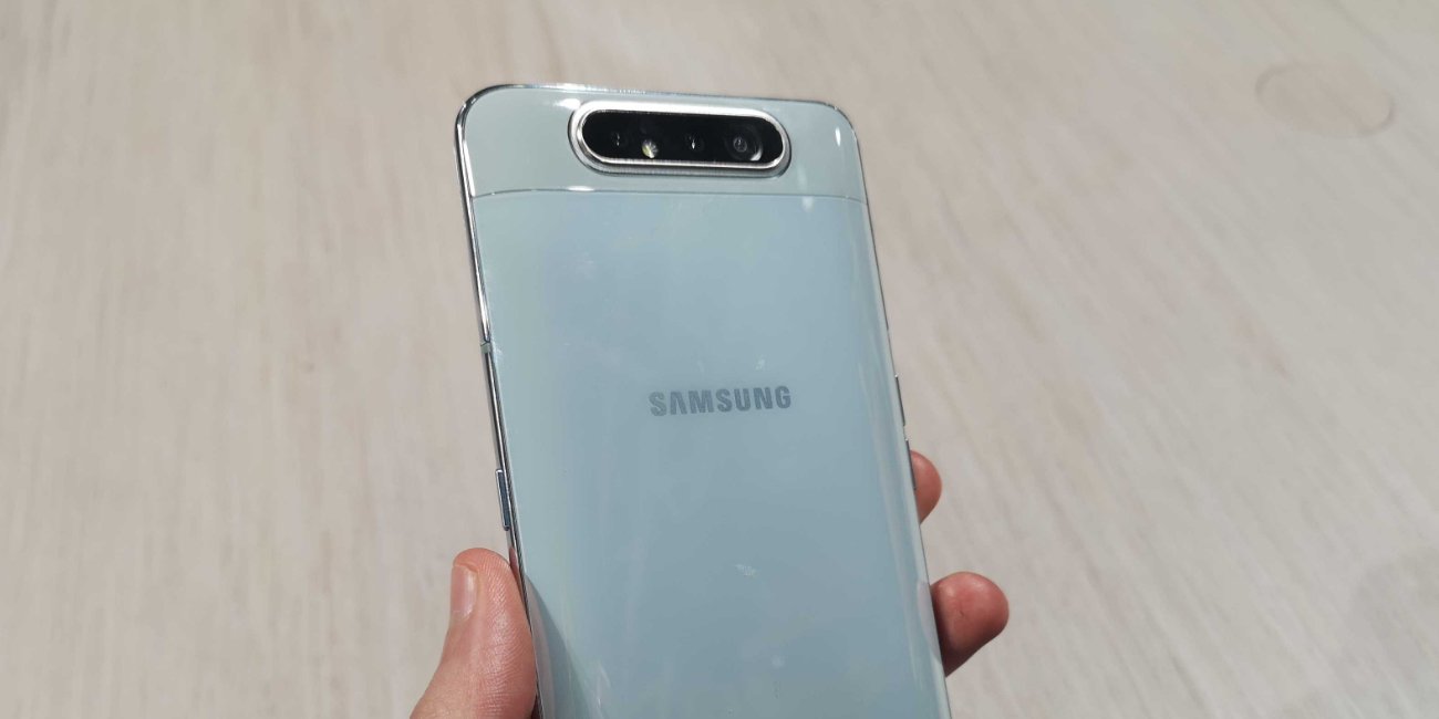Samsung Galaxy A80 es oficial: triple cámara reversible y pantalla infinita renovada