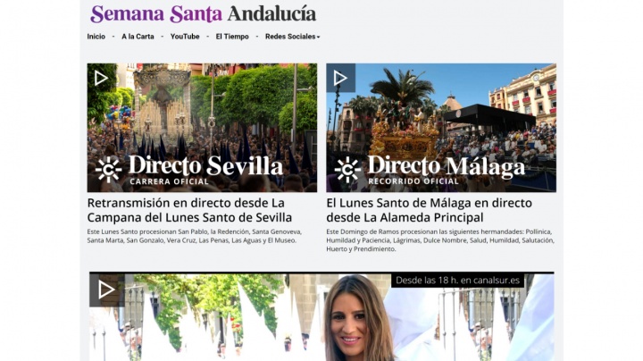 Imagen - Cómo ver online las principales procesiones de Semana Santa 2019