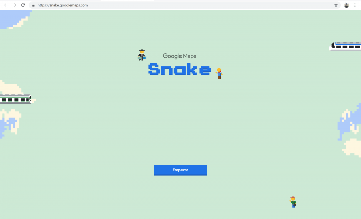 Imagen - Google Maps añade Snake, el mítico &quot;juego de la serpiente&quot;, por el April Fools