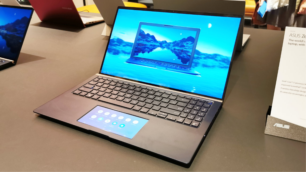 Asus ZenBook 13, 14 y 15: diseño sin biseles, touchpad con pantalla y edición en cuero
