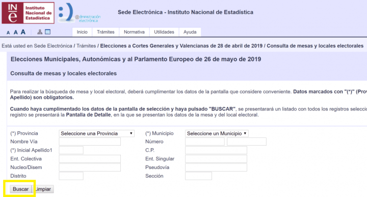 Imagen - Elecciones del 26-M: consulta online la mesa y colegio electoral