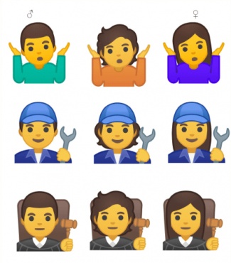 Imagen - 53 emojis de personas sin género llegarán a Android 10 Q