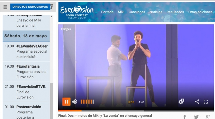 Imagen - Eurovisión 2019: webs y apps para ver la final online