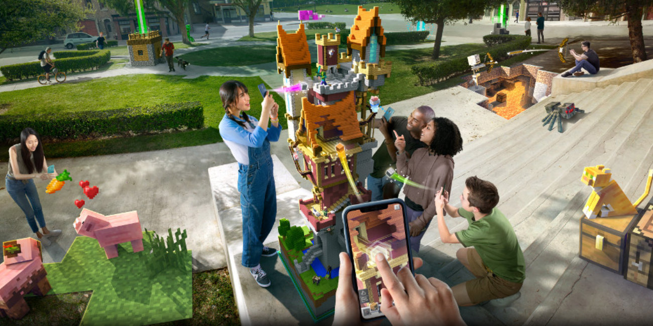 Minecraft Earth, realidad aumentada en el móvil al estilo Pokémon Go
