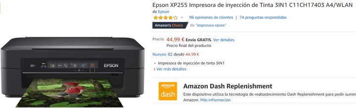 Imagen - Amazon Dash Replenishment Service: tinta, detergente o lavavajillas con envío automático