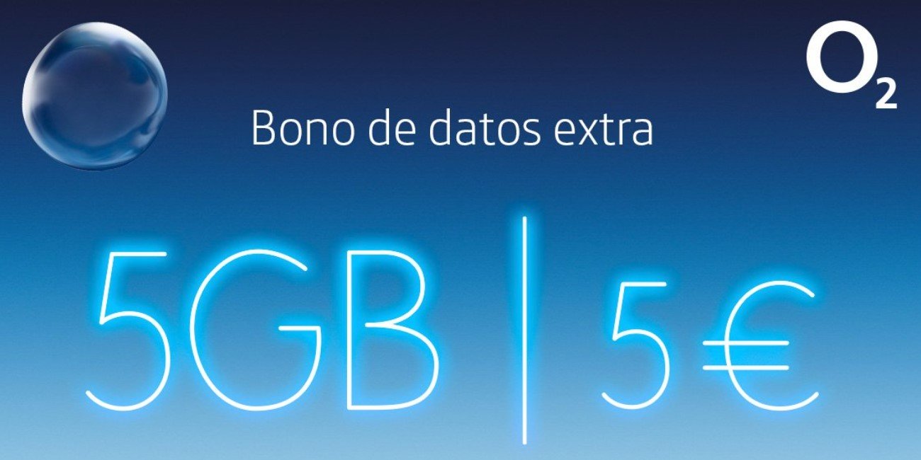 O2 lanza bonos de datos extra de 5 GB