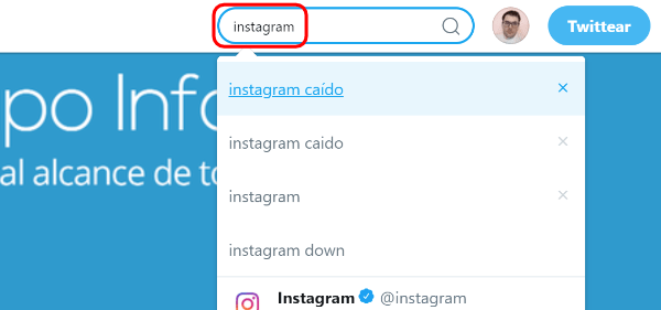 Imagen - Cómo saber si Instagram está caído