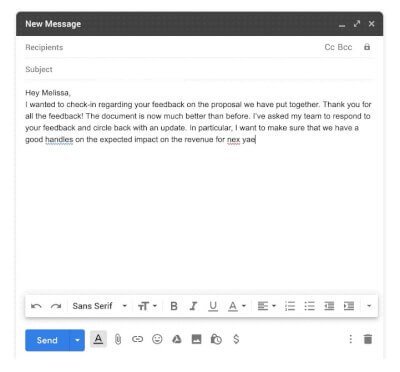 Imagen - Gmail corregirá errores gramaticales y erratas