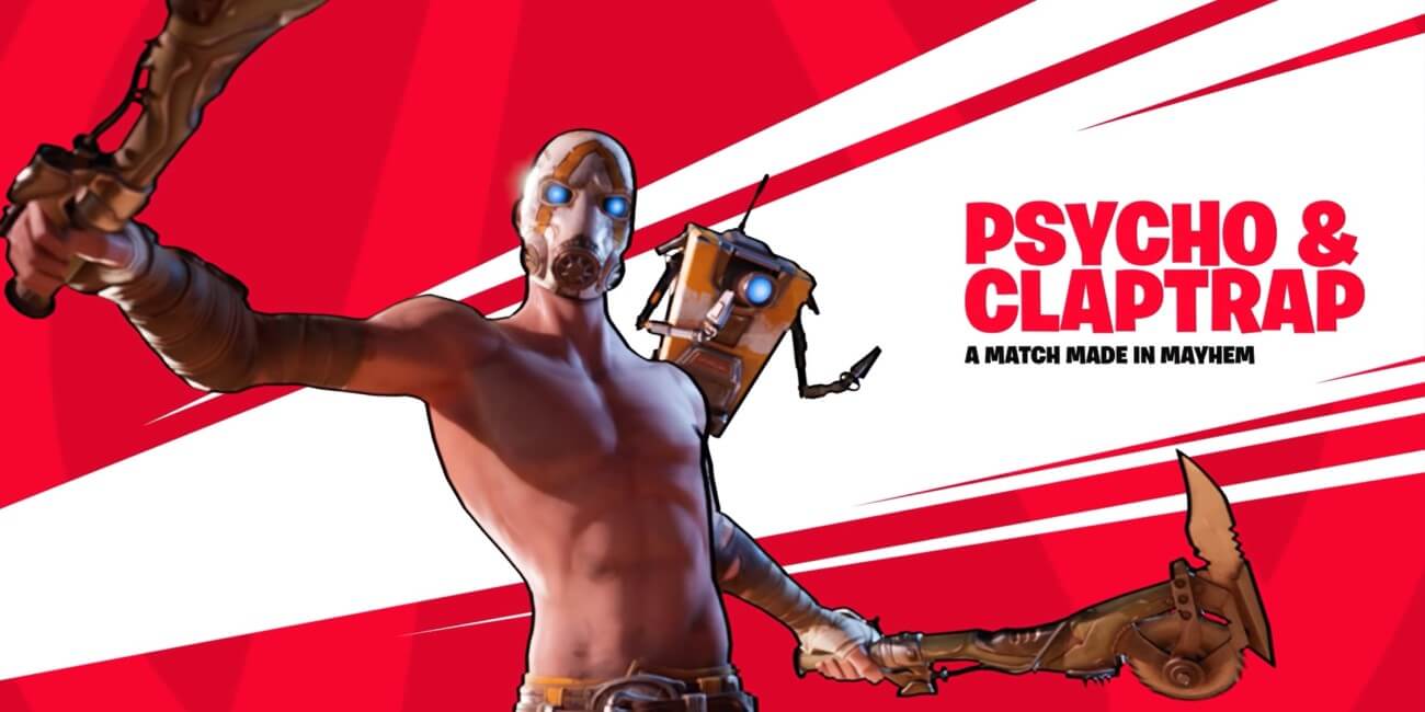 Fortnite X Mayhem, el evento con personajes y un escenario de Borderlands