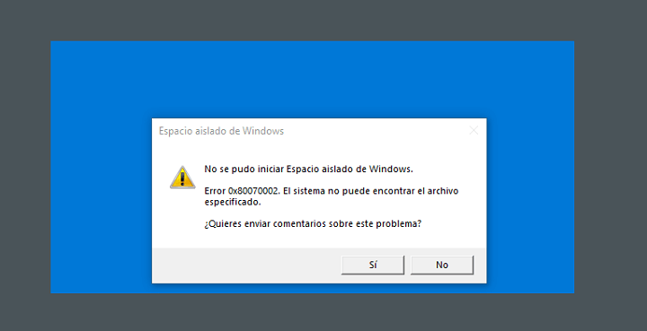 Imagen - ¿Por qué no funciona Windows Sandbox?