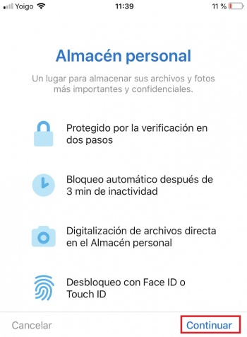 Imagen - OneDrive lanza el &quot;Almacén personal&quot; para guardar tus archivos confidenciales