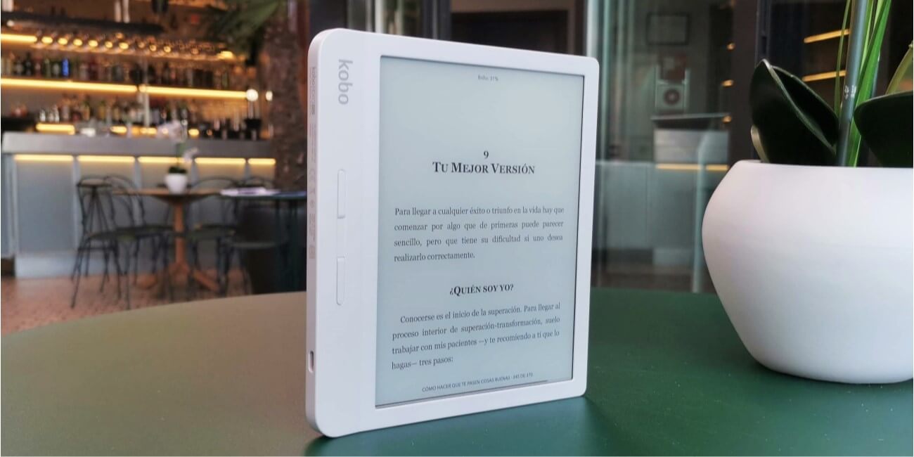 Kobo Libra H2O, resistencia al agua y nueva interfaz en 8 pulgadas