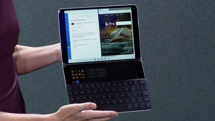 Imagen - Microsoft Surface Neo: dos pantallas, diseño plegable y teclado físico